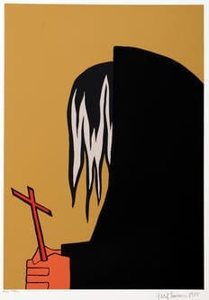 Jacob Lawrence, The Legend of John Brown, 1978, screenprint on paper, 25 3/4 x 20 in., Collection of the Akron Art Museum, Gift of David and Frances Cooper 1979.35