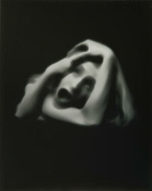 Robert Stivers, Head with Open Mouth, from Series 5, 1995, gelatin silver print, 20 x 16 in., Collection of the Akron Art Museum, Gift of George Stehanopouls 2006.313