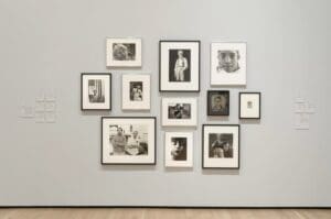 Invitation to Stare: Photographic Portraits, installation view, Fred and Laura Ruth Bidwell Gallery, 2014, Photo by Joe Levack/Studio Akron