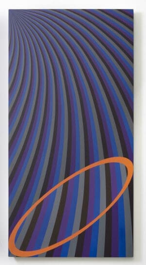 John Pearson, Untitled: AK #4, 2013, acrylic on canvas, 78 x 32 in., Courtesy of the artist