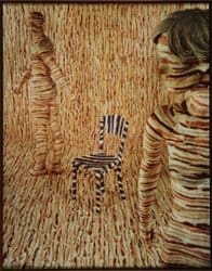 Sandy Skoglund, Body Limits, 1992, Cibachrome print, 35 7/8 in. x 28 in., Collection of the Akron Art Museum, Gift of the Monaghan-Shebairo Family 2006.46.