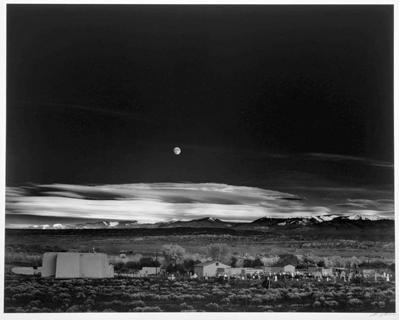 Moonrise, Hernandez, New Mexico