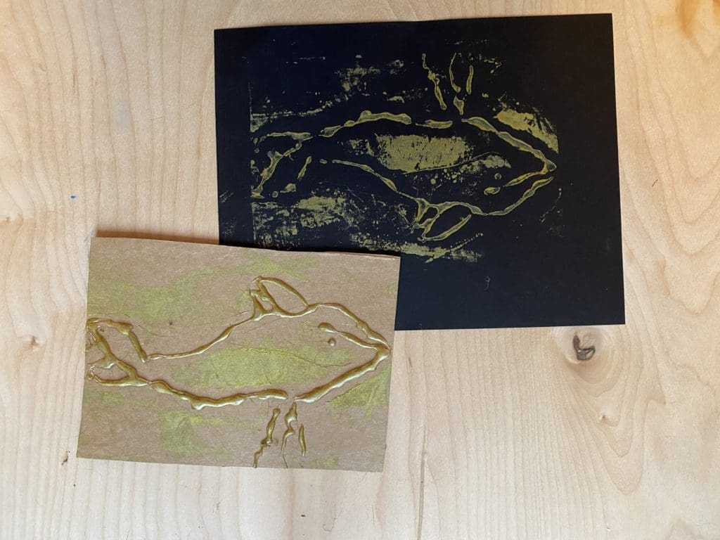 Try This Hot Glue Relief Prints