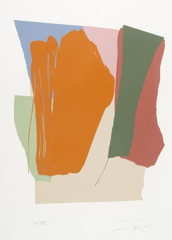 Green Card Sound II, Larry Zox, (Des Moines, Iowa, 1937 - 2006, Colchester, Connecticut), 1979, Screenprint on paper, 40 1/4 in. x 29 3/4 in. (102.24 cm x 75.57 cm), Museum Acquisition Fund ,2010.48