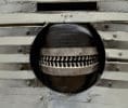 Untitled, Lee Bontecou, (Providence, Rhode Island, 1931 - ), 1966, Painted iron, fiberglass and fabric, 41 in. x 29 in. x 8 in. (104.14 cm x 73.66 cm x 20.32 cm), Gift of Leo Castelli, Castelli Galleries, 1974.122