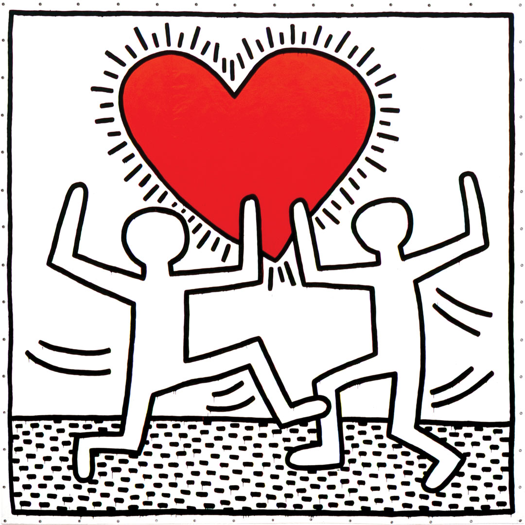 Keith Haring. Untitled, 1982. Acrylic on vinyl tarpaulin. Collection of the Rubell Museum, acquired in 1982