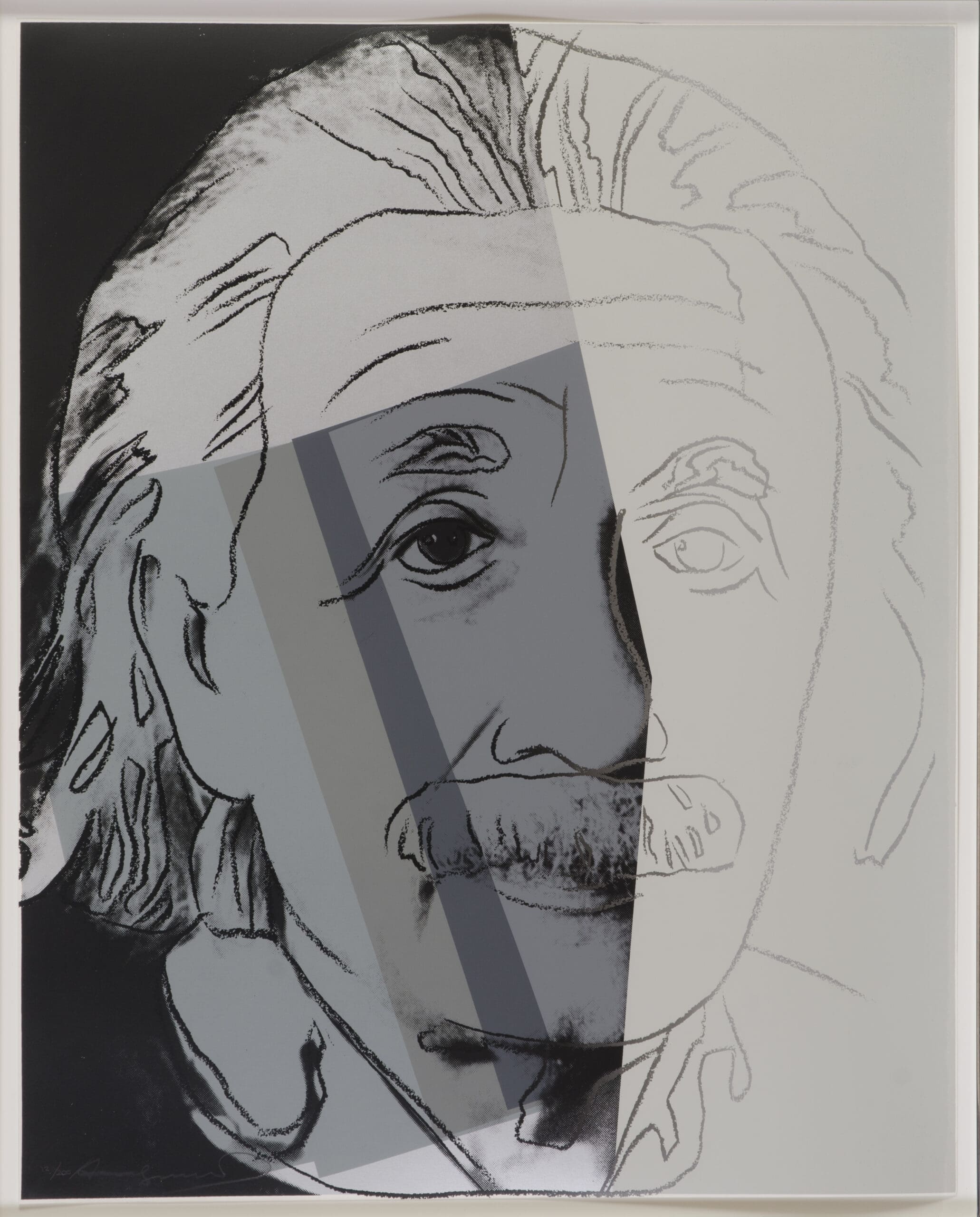 Andy Warhol. Albert Einstein, 1980. Collection of the Akron Art Museum. Gift of the estate of Clifford and Judith Isroff 2015.23