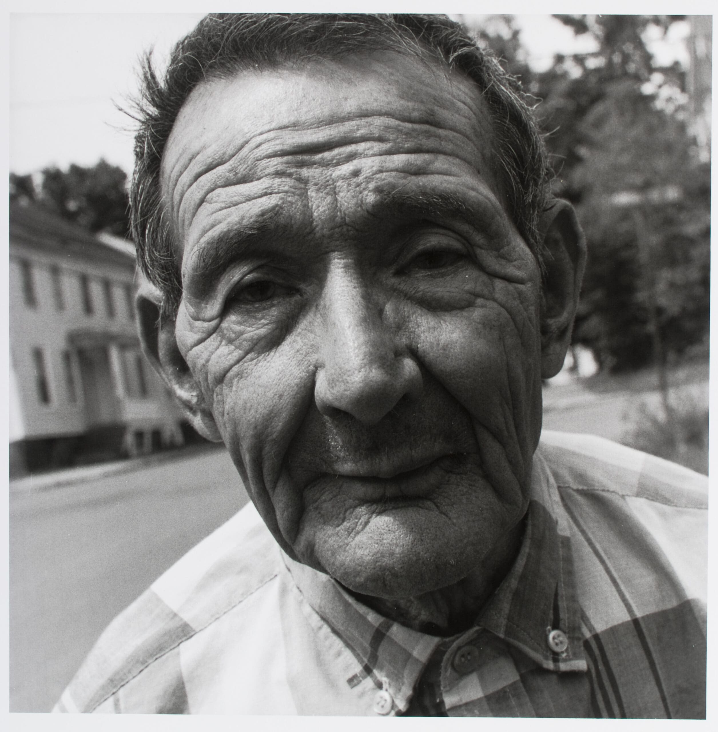 Louis Stettner. Portrait, 1993. Gelatin silver print. 20 x 16 in. (50.8 x 40.6 cm). Collection of the Akron Art Museum. Gift of George Stephanopoulos 2009.306