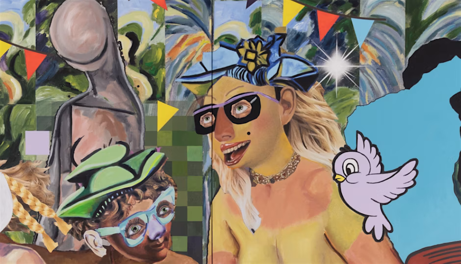 Allison Zuckerman, Time Away, 2018. Collection of the Akron Art Museum. The Mary S. and Louis S. Myers Endowment Fund for Painting and Sculpture. 2018.10.1