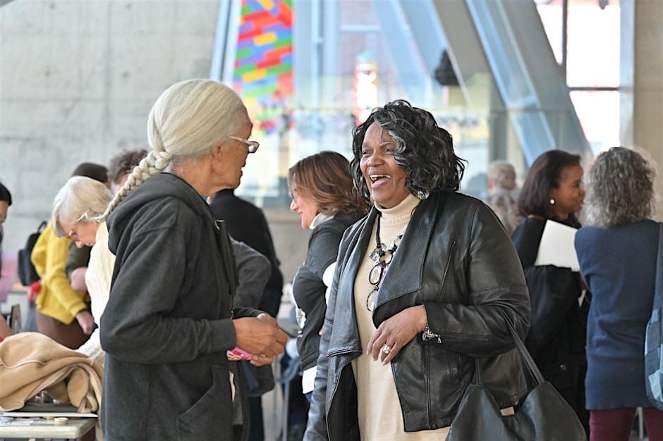 Seniors at the Creative Aging Conference at the Akron Art Museum