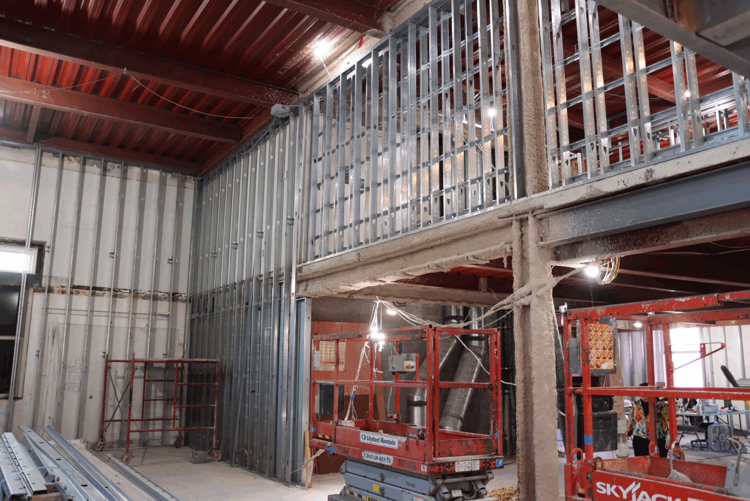 1899 rennovation progress at the Akron Art Museum