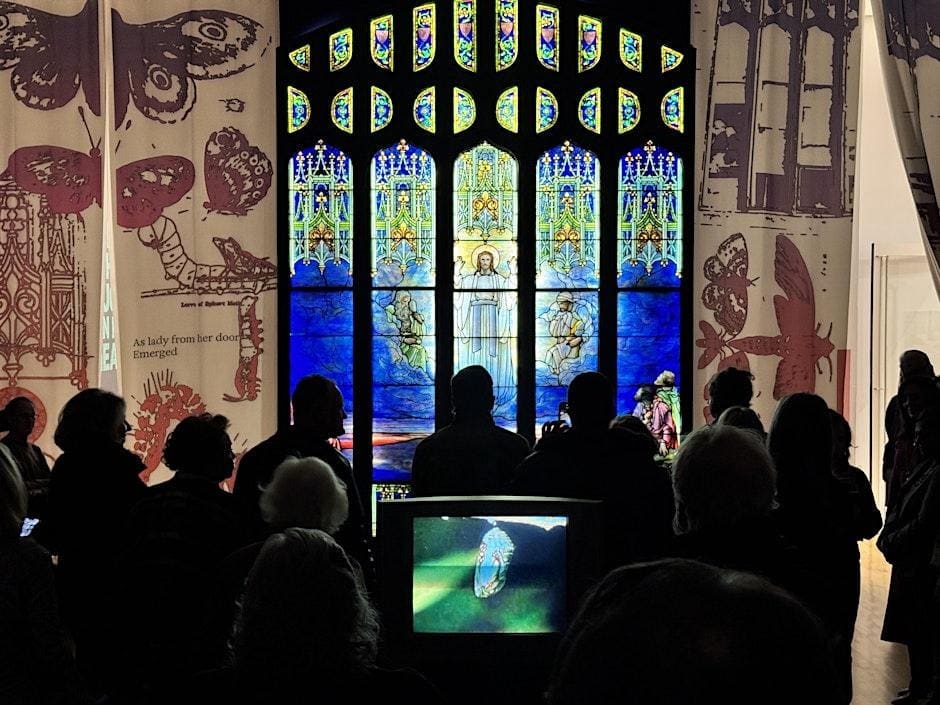 Tiffany Window on view at the Akron Art Museum