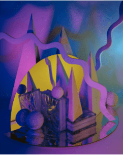 Barbara Kasten, Construct 32, 1986. Cibachrome. Courtesy the artist and Bortolami Gallery, New York.